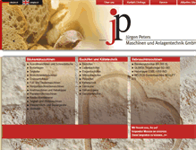 Tablet Screenshot of juergen-peters.de